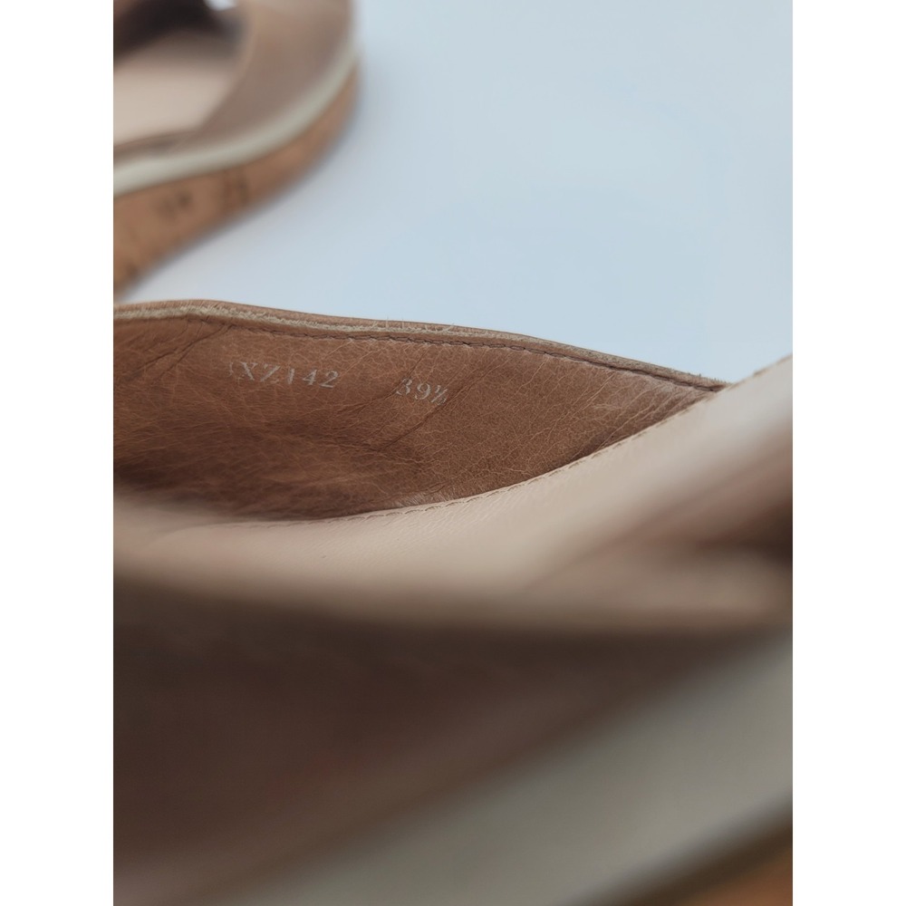 Prada Sport 3XZ142 Cork Wedge Slide Sandals Taupe EU 39.5 - Picture 3 of 13